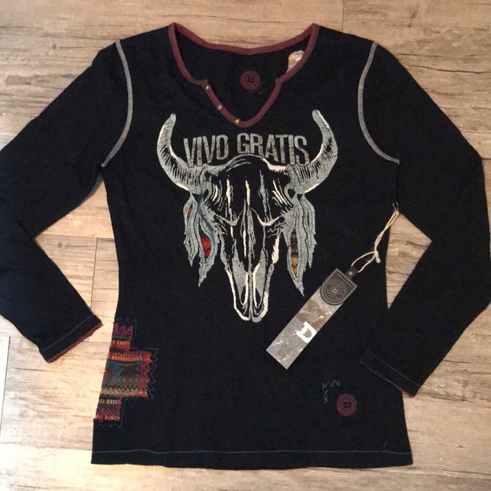 Long Sleeve Double D Ranch Wear Shirt